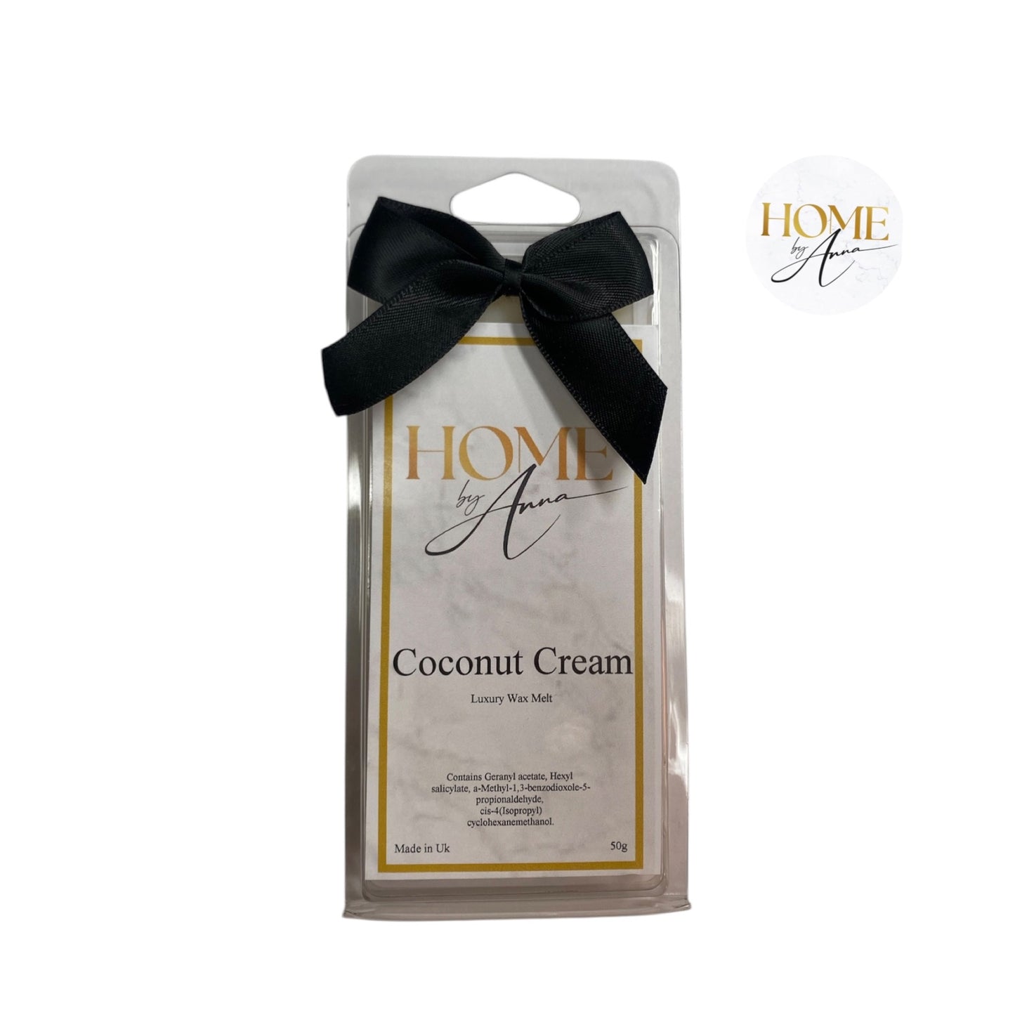 Luxury Snap Bar Wax Melt Pack - Coconut Cream