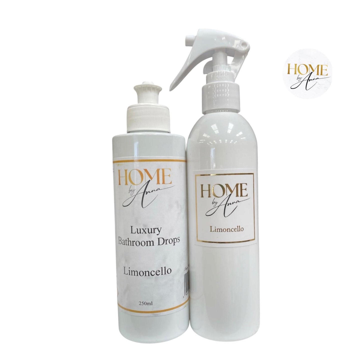 Luxury Bathroom Drops and Room Spray Duo - Limoncello