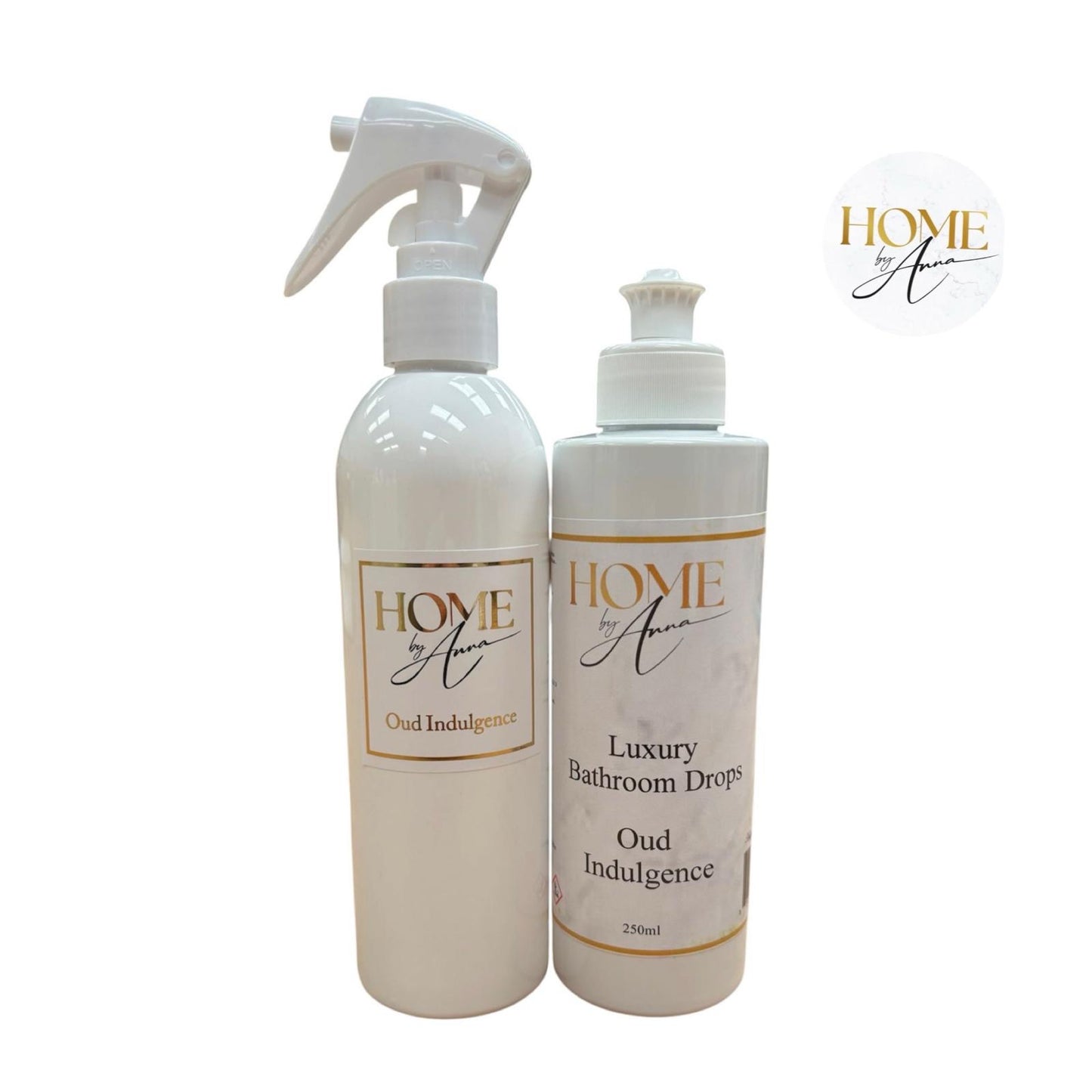 Luxury Bathroom Drops and Room Spray Duo - Oud Indulgence