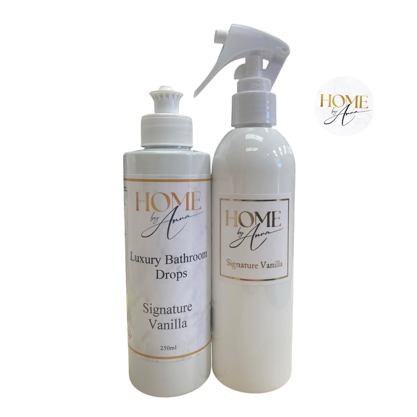 Luxury Bathroom Drops and Room Spray Duo - Signature Vanilla
