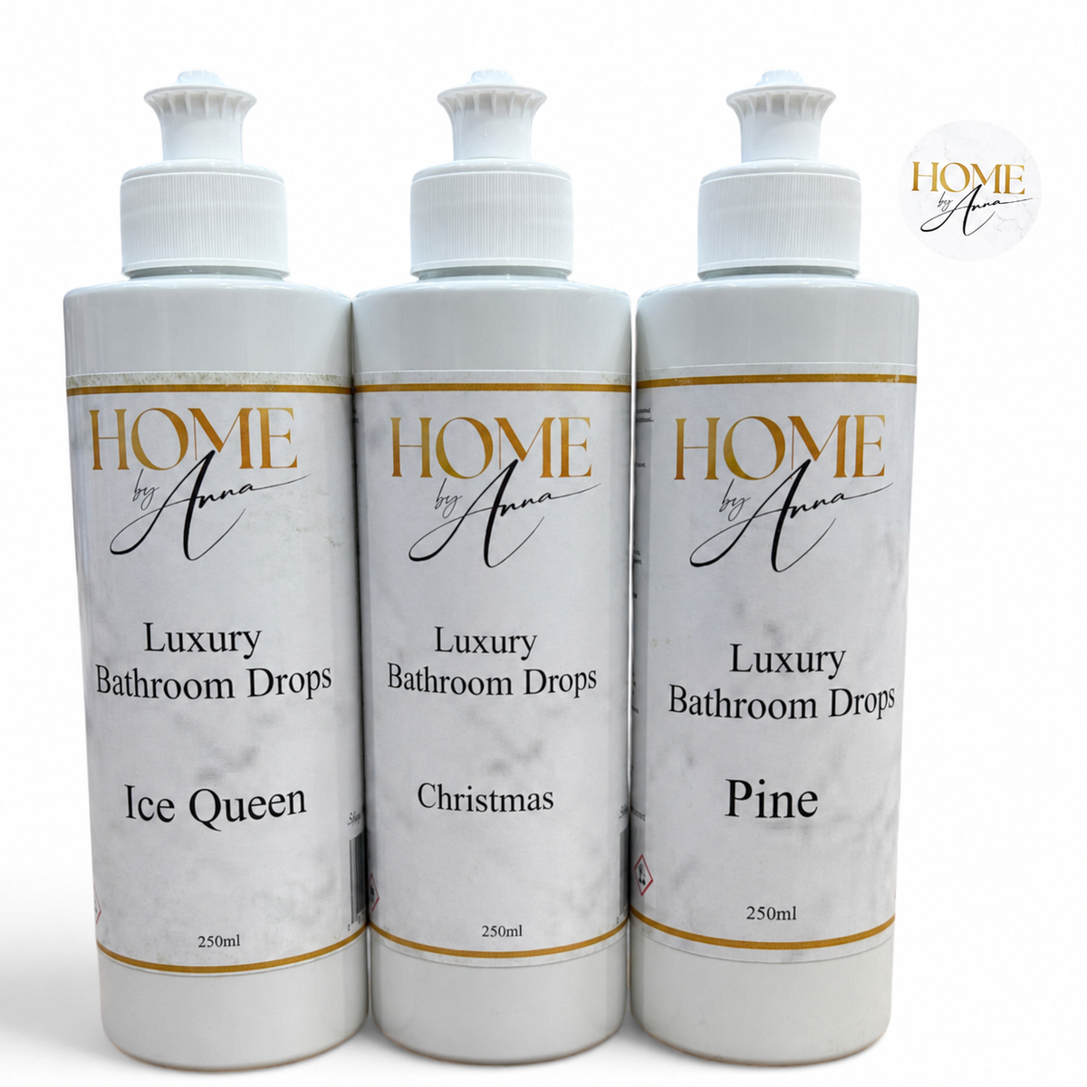 Trio of luxury bathroom drops - Christmas bundle