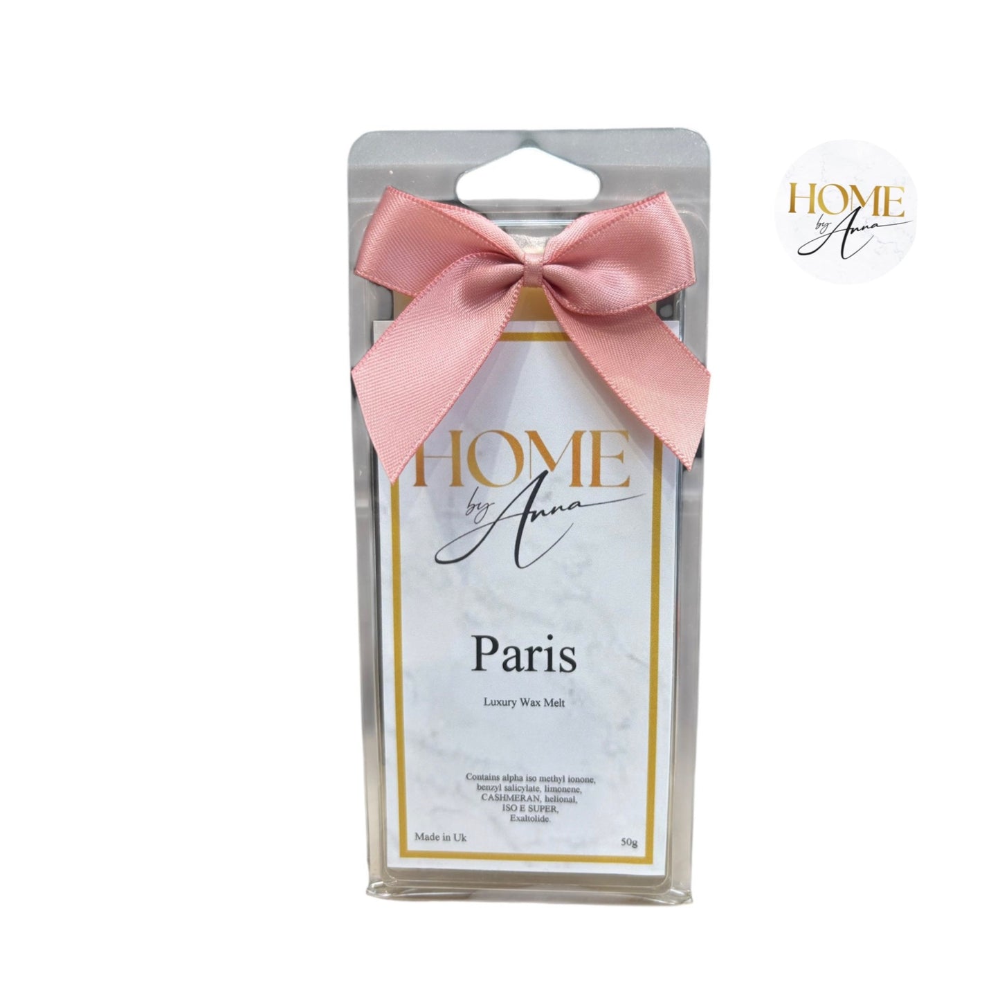 Luxury Wax Melt Snap Bar Pack - Paris