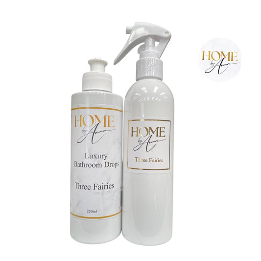 Luxury Bathroom Drops and Room Spray Duo - Three Fairies