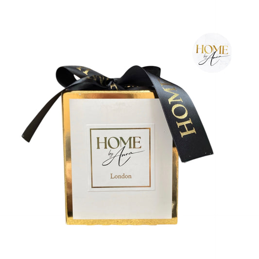 Luxury Large White Boxed Candle- London
