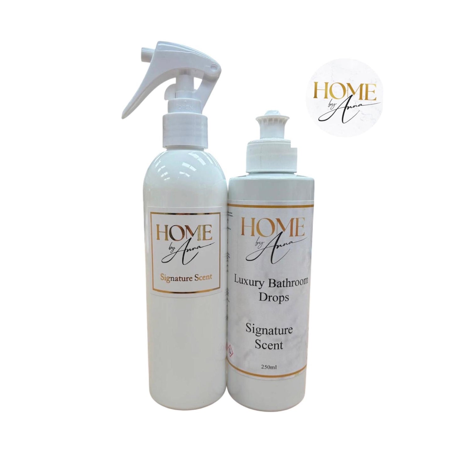 Luxury Bathroom Drops and Room Spray Duo - Signature Scent