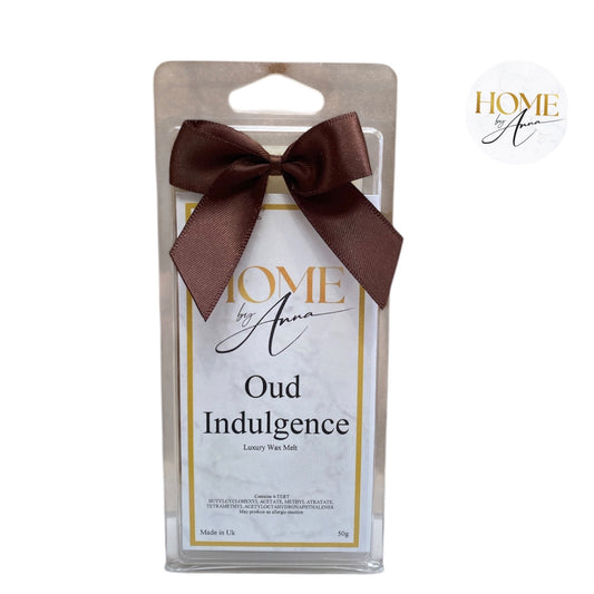 Luxury Wax Melt Snap Bar - Oud Indulgence