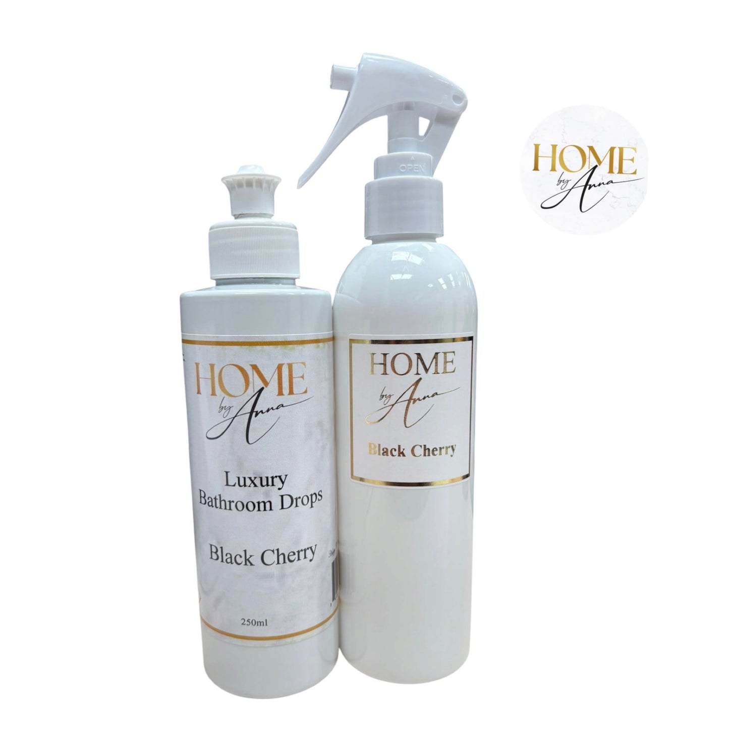 Luxury Bathroom Drops and Room Spray Duo - Black Cherry
