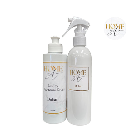 Luxury Bathroom Drops and Room Spray Duo - Dubai