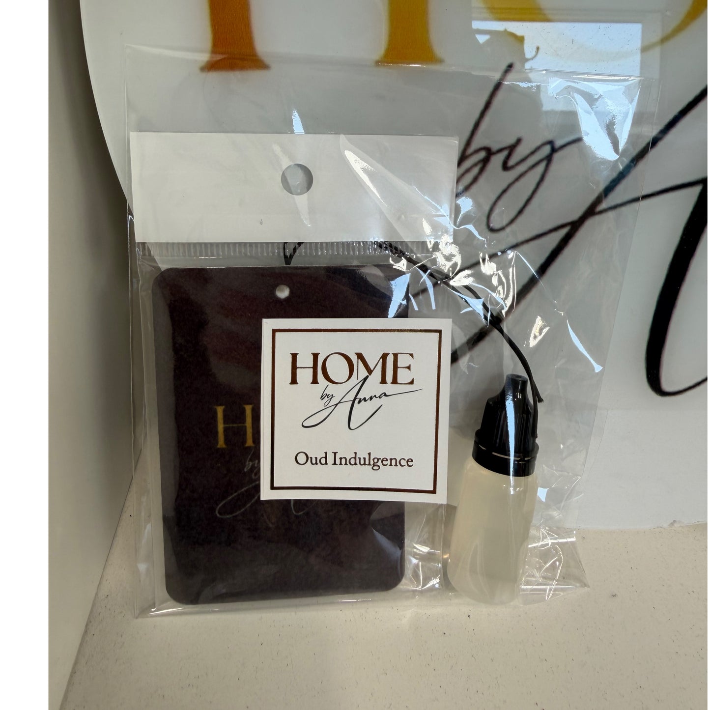 Luxury Car Air Freshener With Top Up Scent Dropper Bottle