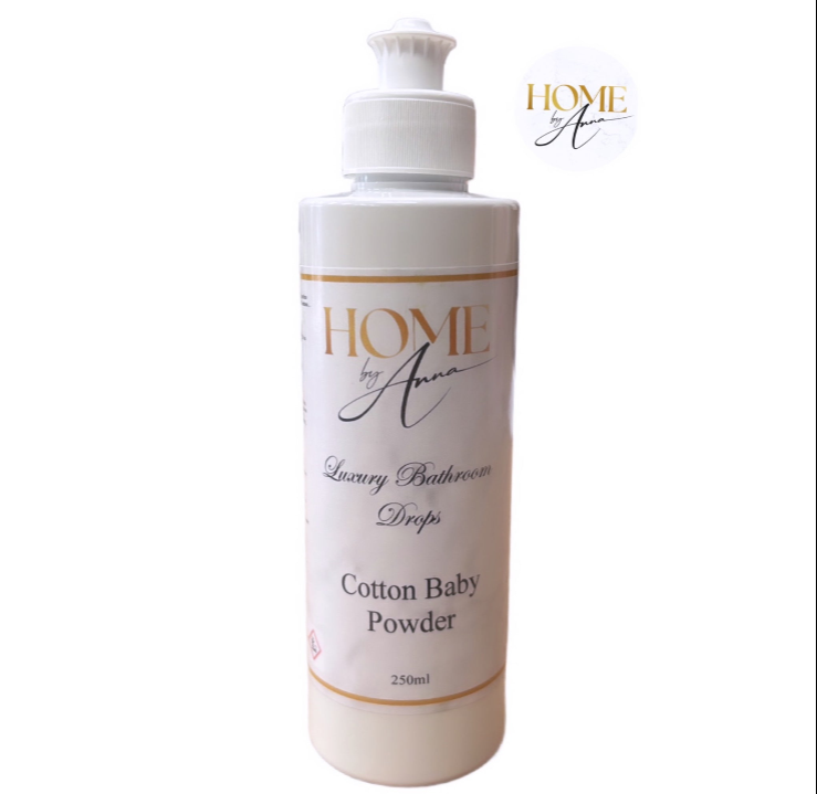 Luxury Bathroom Concentrated Fragrance Drops in Cotton Baby Powder 🎀 - Home By Anna