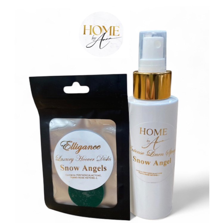 Snow Angels Luxury Duo Intense Linen Room Spray Hoover Disc