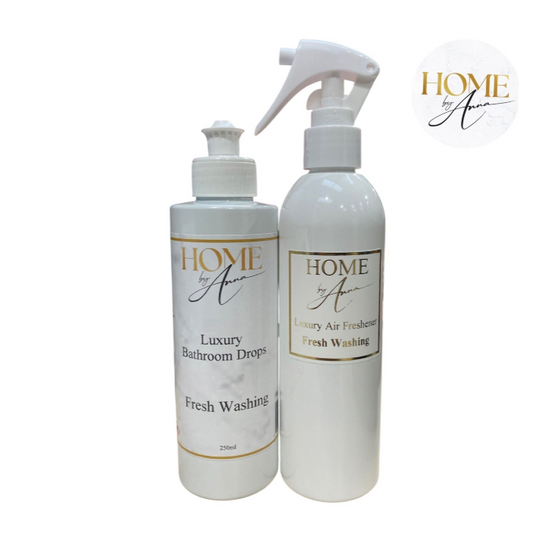Fresh Washing Perfume Drops and Room Spray Duo