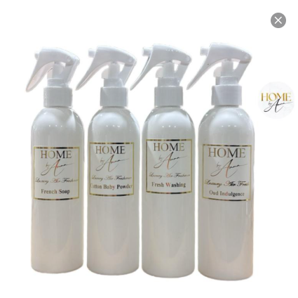 Luxury Room Spray in French Soap, Signature Scent , Fresh Washing and Cotton Baby Powder home fragrance